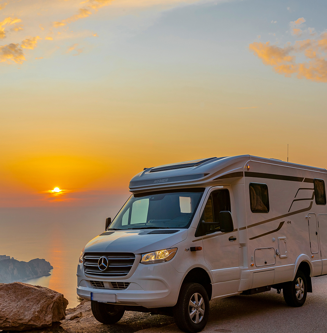 Hymer MLT 570 Sonnenuntergang