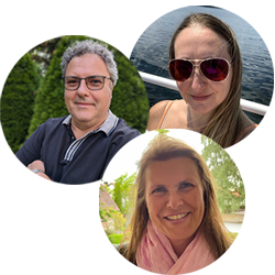 Mausi, Nicole und Silvia - unser Service Team